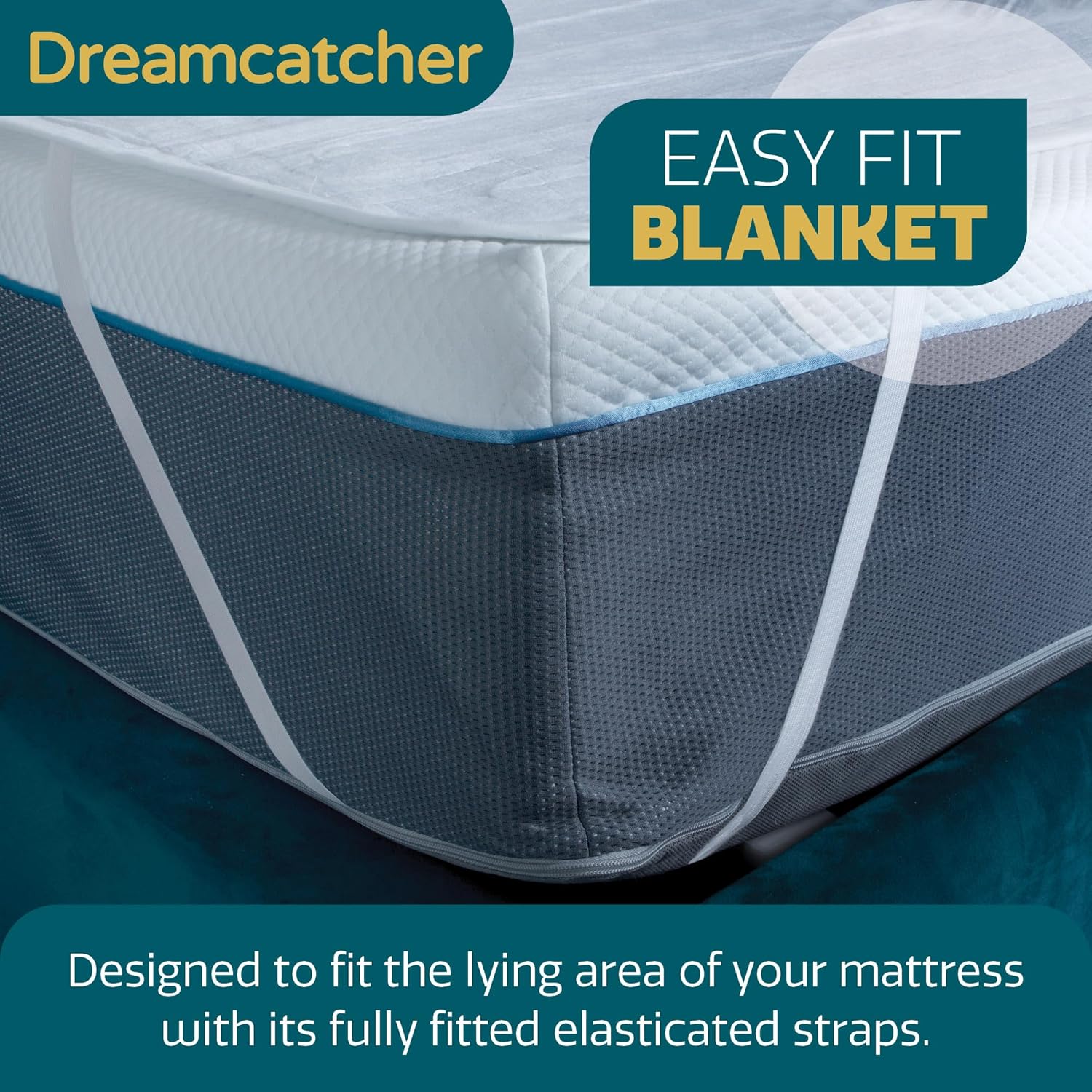 Dreamcatcher King Electric Blanket – 3 Heat Settings – Soft Polyester