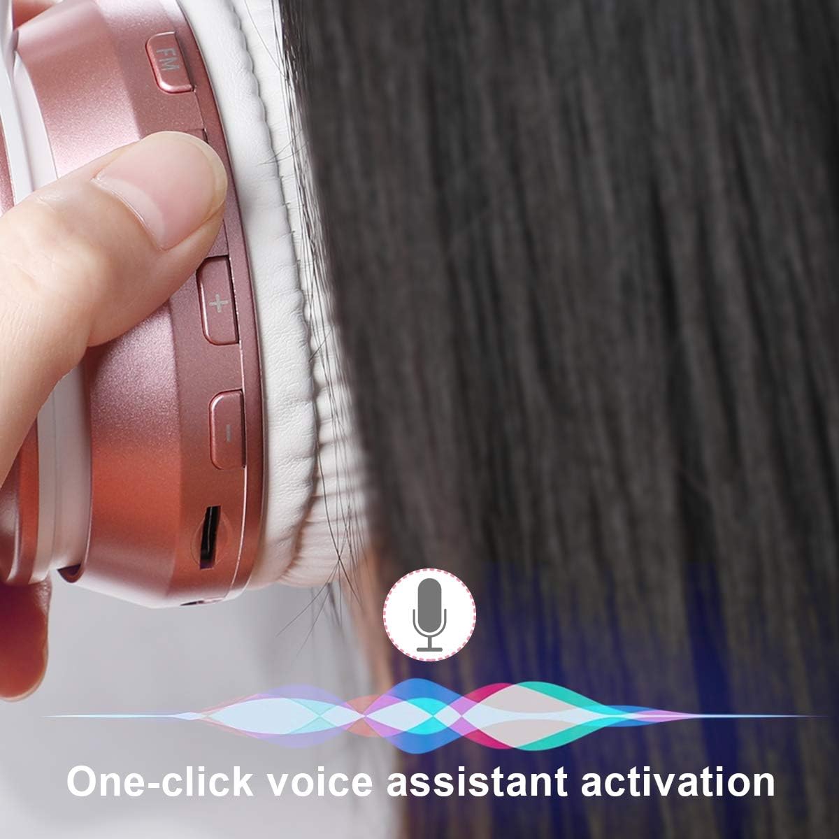 LOBKIN Bluetooth 5.3 Wireless Over-Ear Headphones – Foldable HiFi Stereo