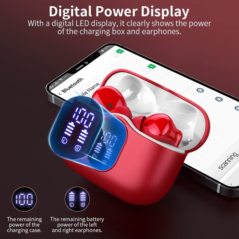 Btootos Wireless Earbuds - Bluetooth 5.3 Noise Cancelling IPX7 Green