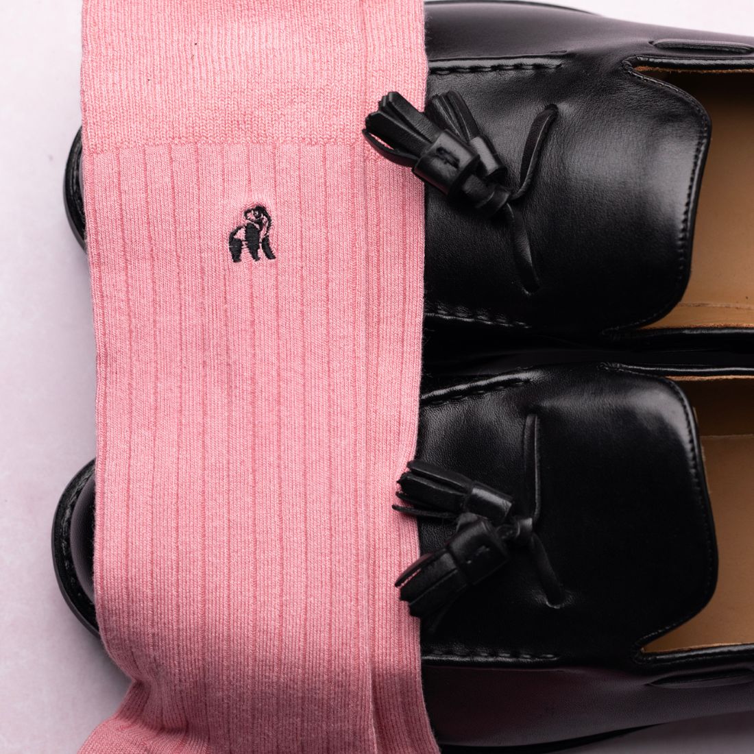 Swole Panda Light Pink Bamboo Socks – Breathable and Durable Soft Knit
