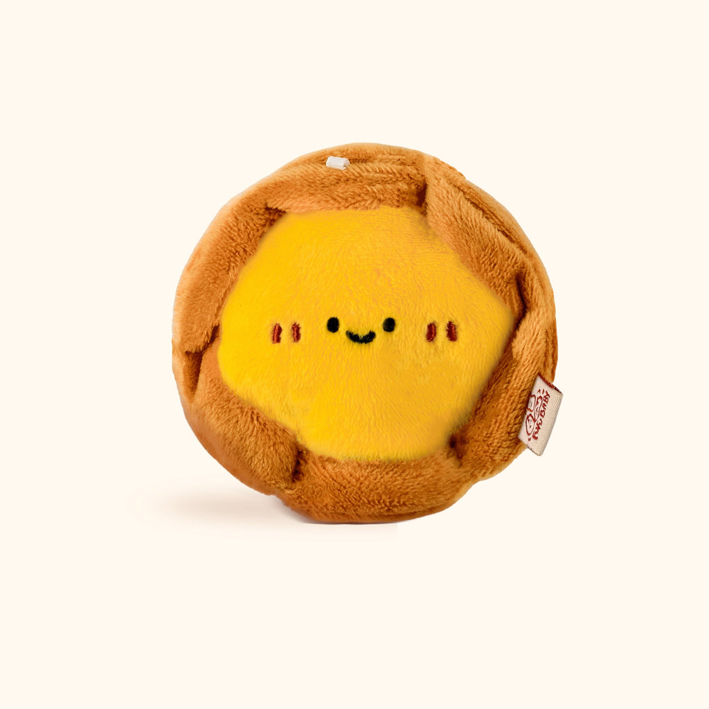Tart Bread Plush Toy – Kawaii Stuffed Food Collectible by LuLuFun Studio