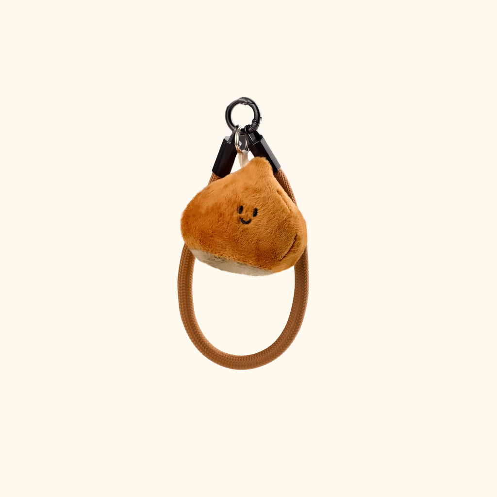 LuLuFun Studio Chestnut Plush Bag Charm – Cute Soft Mini Keychain Toy