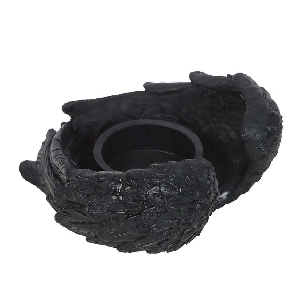 Kate's Clothing Raven Wings Tealight Candle Holder – Gothic Decor