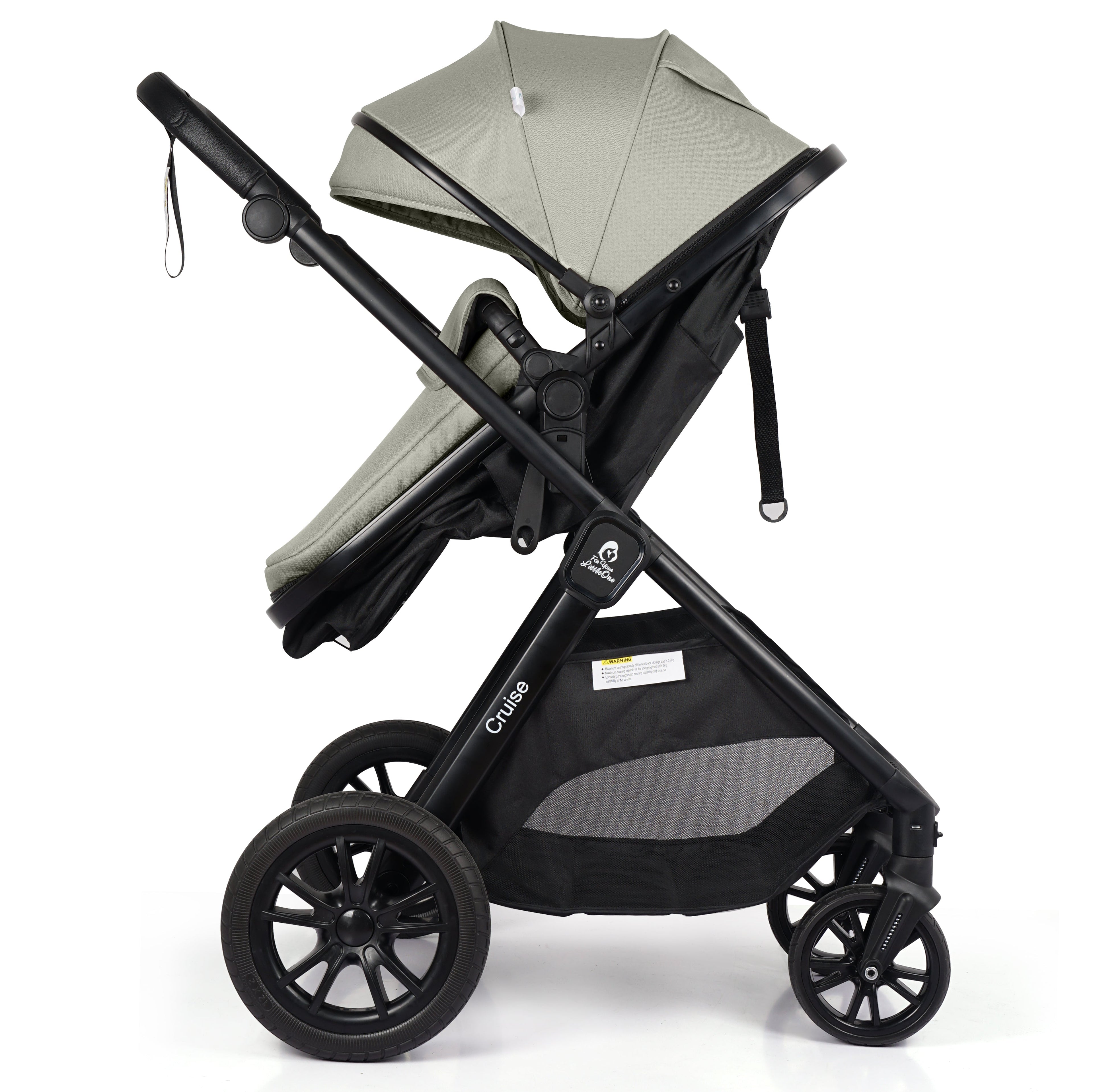 For Your Little One Cruise 3-in-1 Travel System with R129 Car Seat - Sage