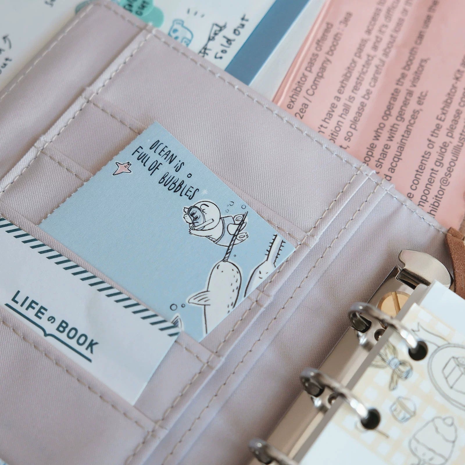 LuLuFun Studio Botanical Memo Notepad | Hand-Painted Floral Sticky Notes
