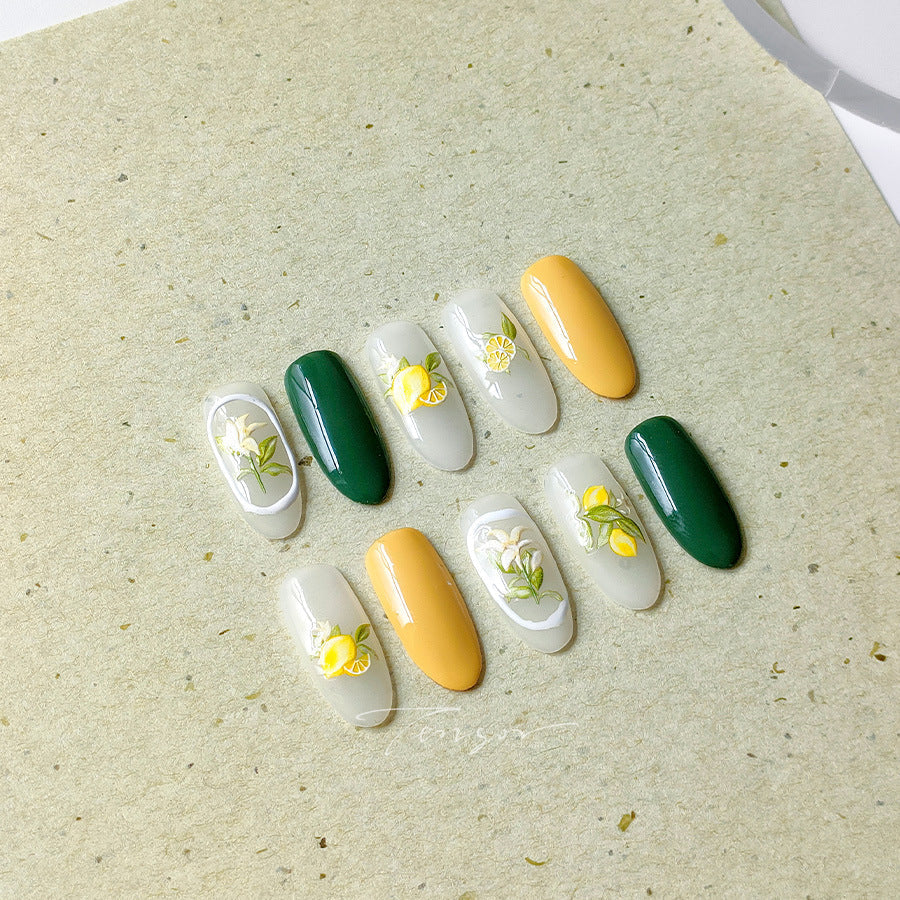 Summer Lemon Nail Deco Stickers – LuLuFun Studio Ultra-Thin Decals