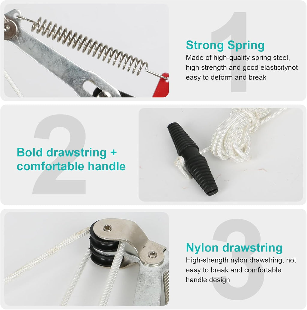 Maxant 8m Tree Pole Pruner – Manual Pole Saw with Pruning Scissors