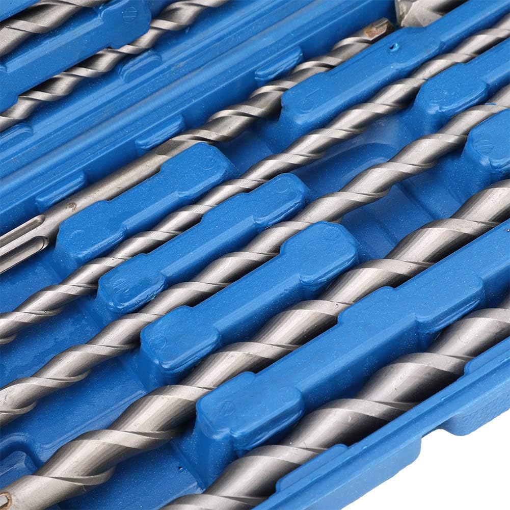 Massive Discounts SDS Masonry Drill Bit Set - 20pcs Carbide Tipped Steel