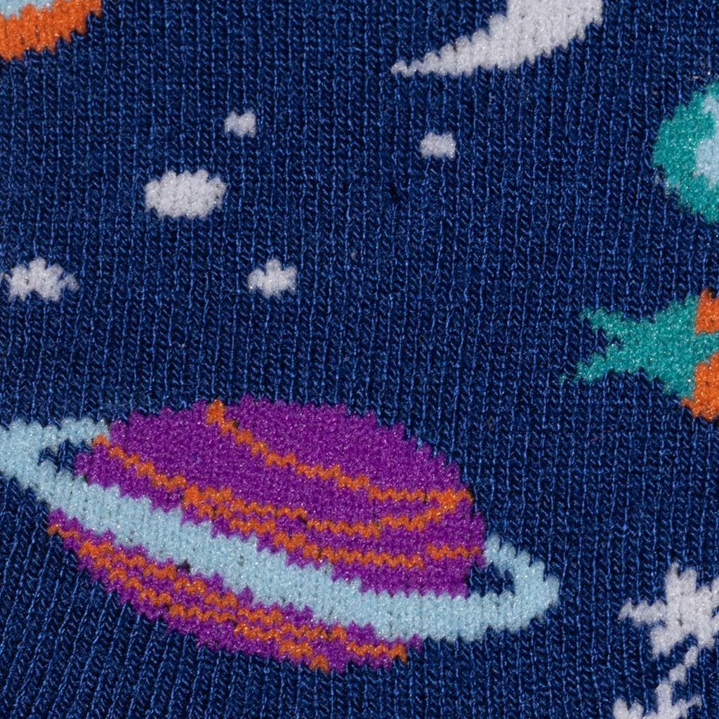 Swole Panda Children's Outer Space Bamboo Socks – Seamless & Breathable