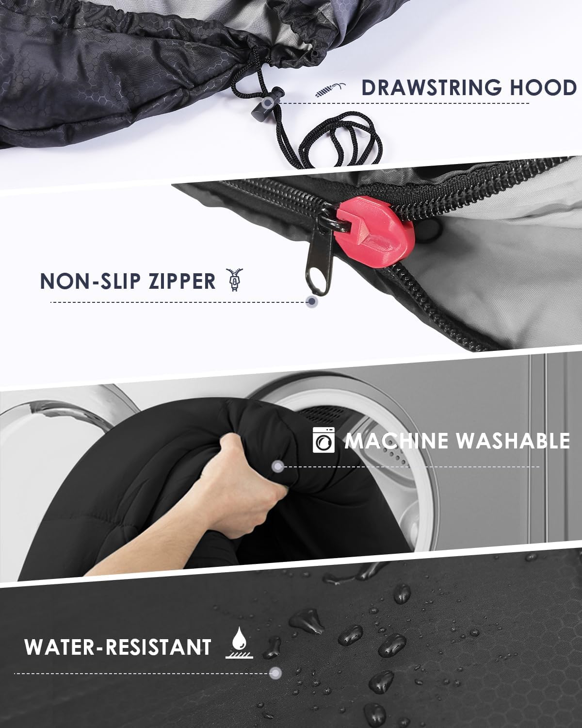 Massive Discounts Lightweight 3-Season Waterproof Camping Sleeping Bag