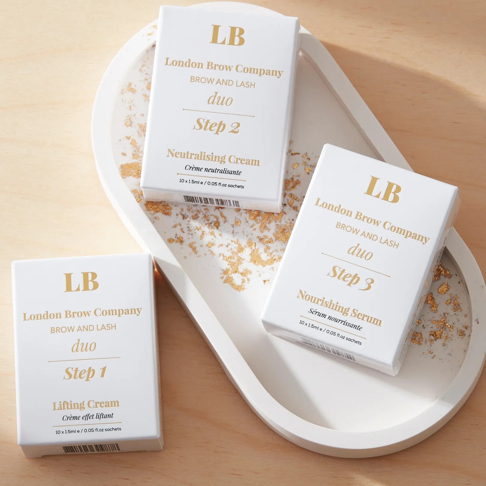 The London Brow DUO Waterproof Lash Lift & Brow Lamination System