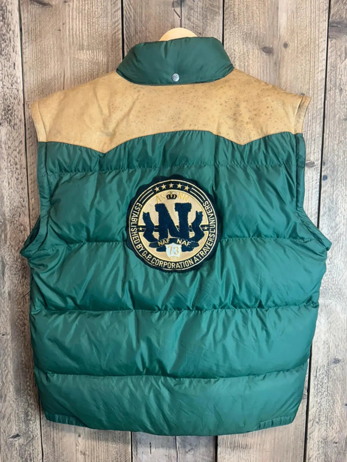 Rare vintage Naf Naf puffer Jacket body warmer Gilet XL 1990s