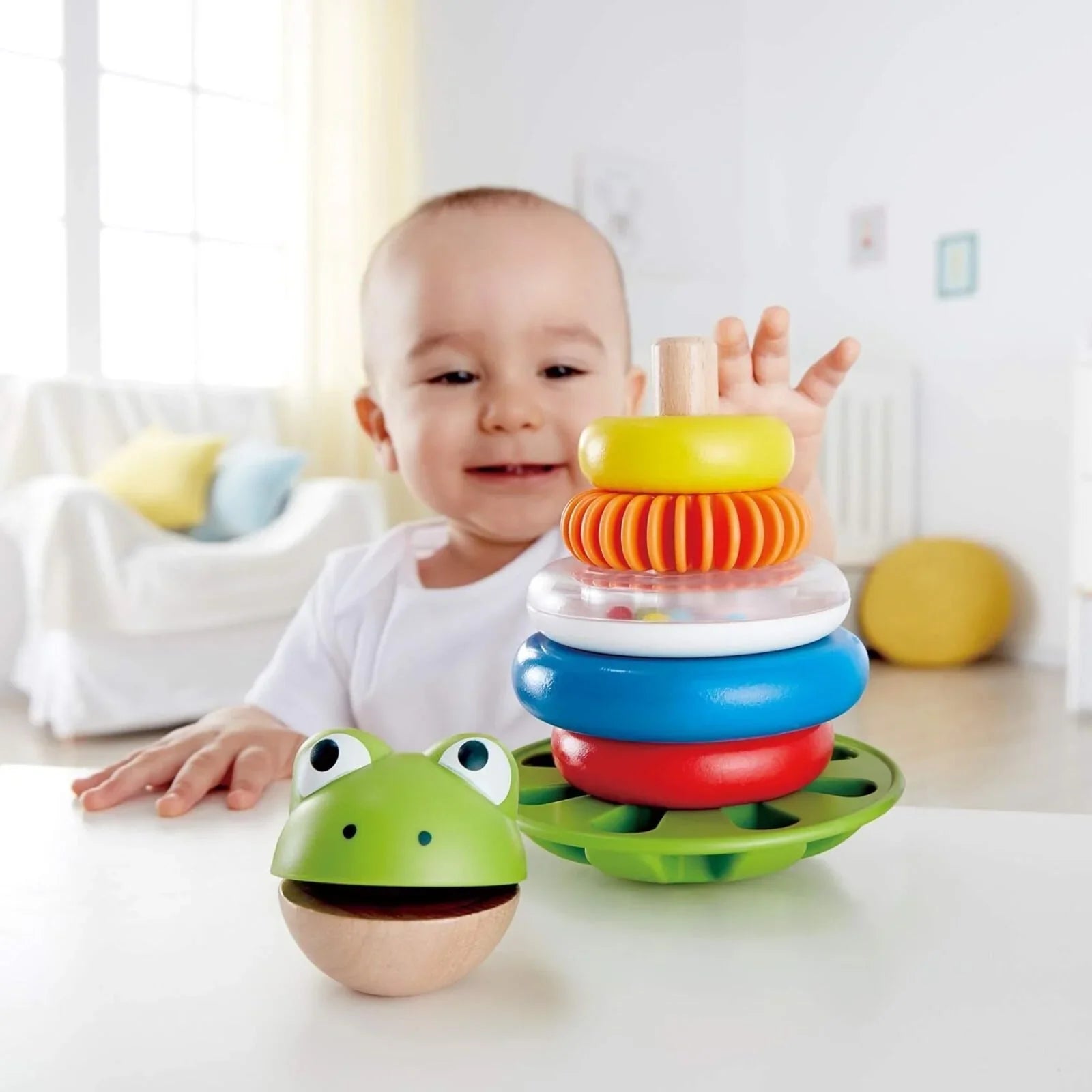 Hape Mr Frog Stacking Rings