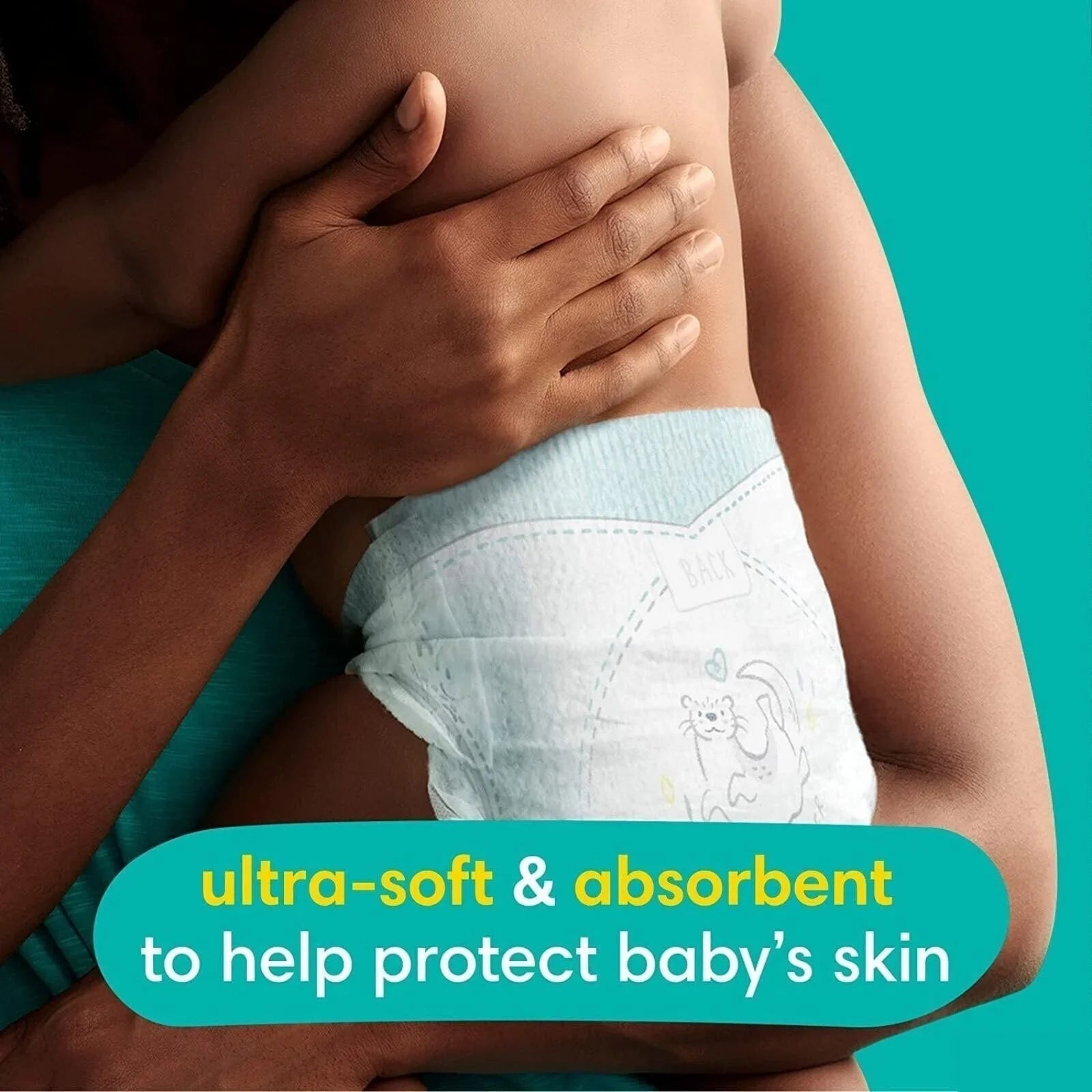 Pampers Baby Dry Size 4+ Jumbo Pack - 76 nappies
