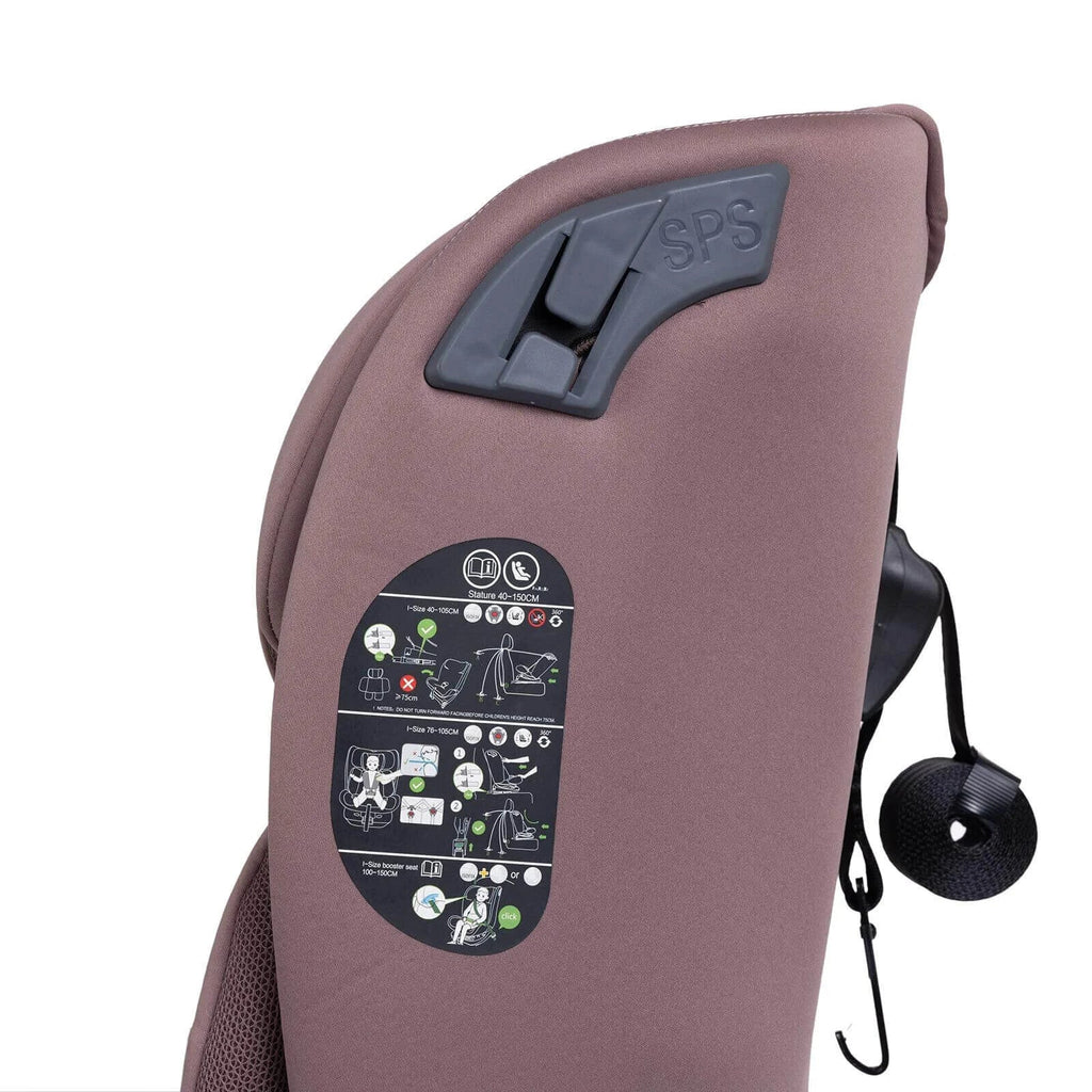 baby plus Pixi i-Size Group 0+/1/2/3 (Birth to 12 Years) Car Seat - Pink