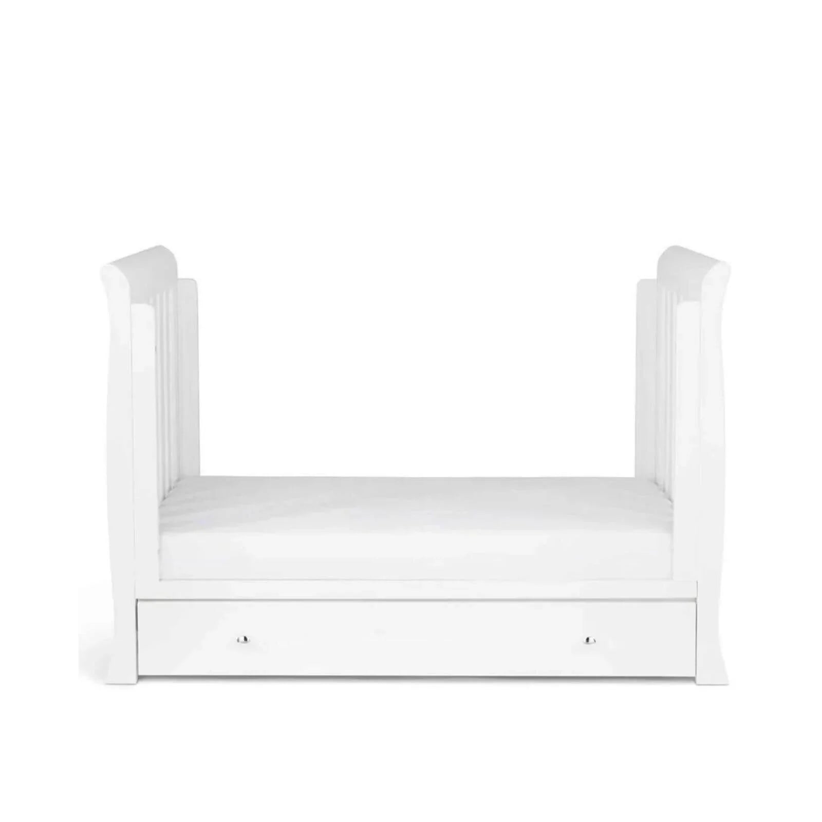 Ickle Bubba Snowdon 4 in 1 Mini 2 Piece Furniture Set White - Premium Pocket Sprung Mattress