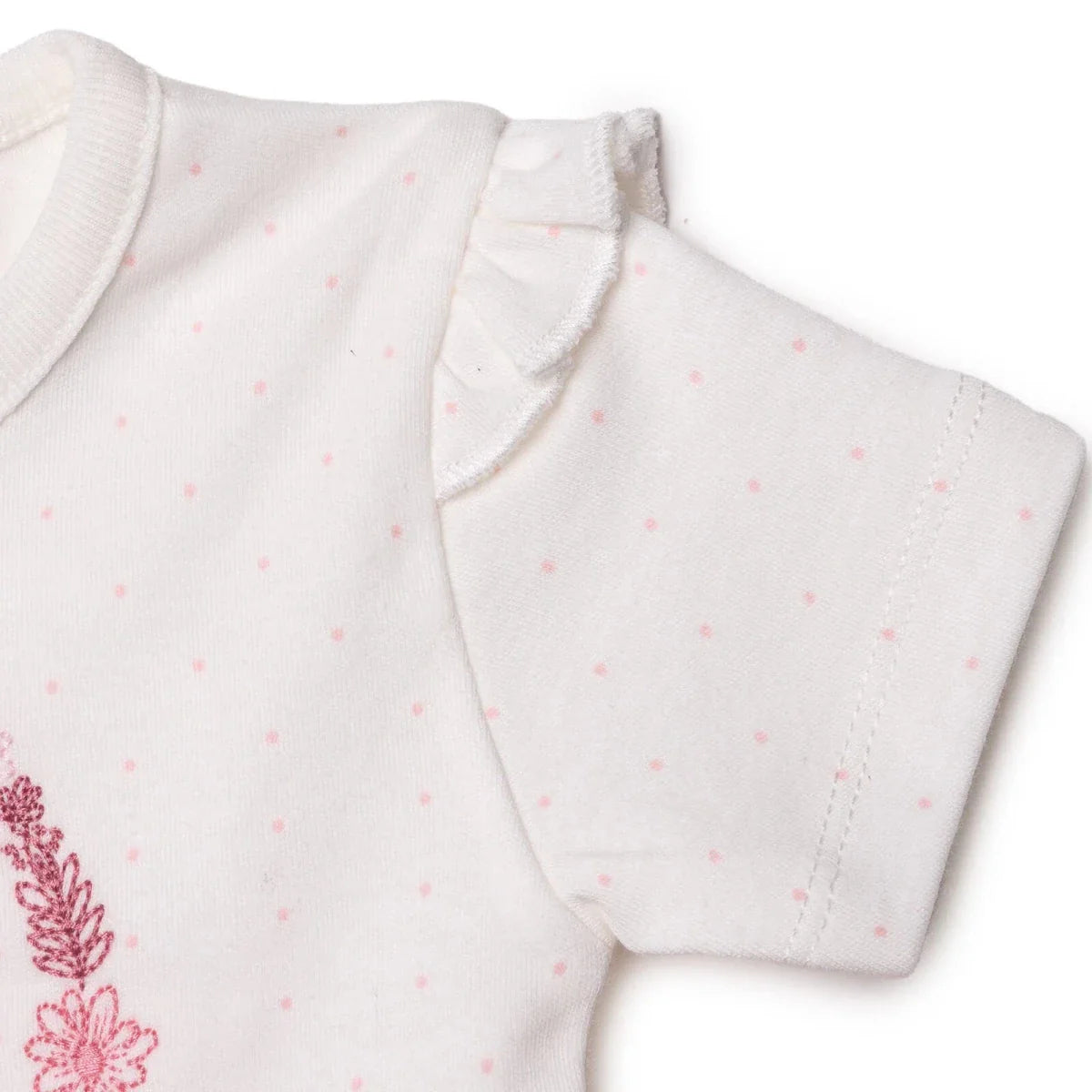 Bebetto Girls T-shirt & Shorts Set Floral Print - Pink
