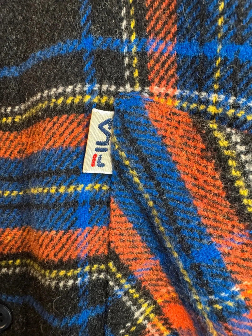 Rare Fila flannel shirt from the 90s . Made in Italy. Mens large