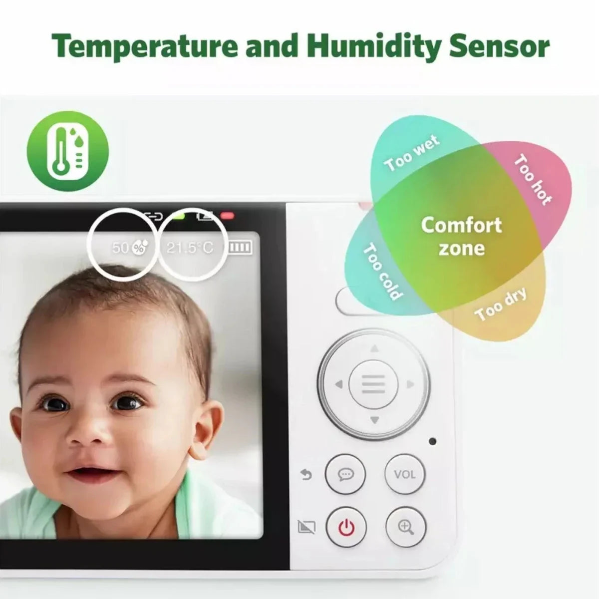 LeapFrog LF4915HD 5" Wi-Fi Pan & Tilt Monitor