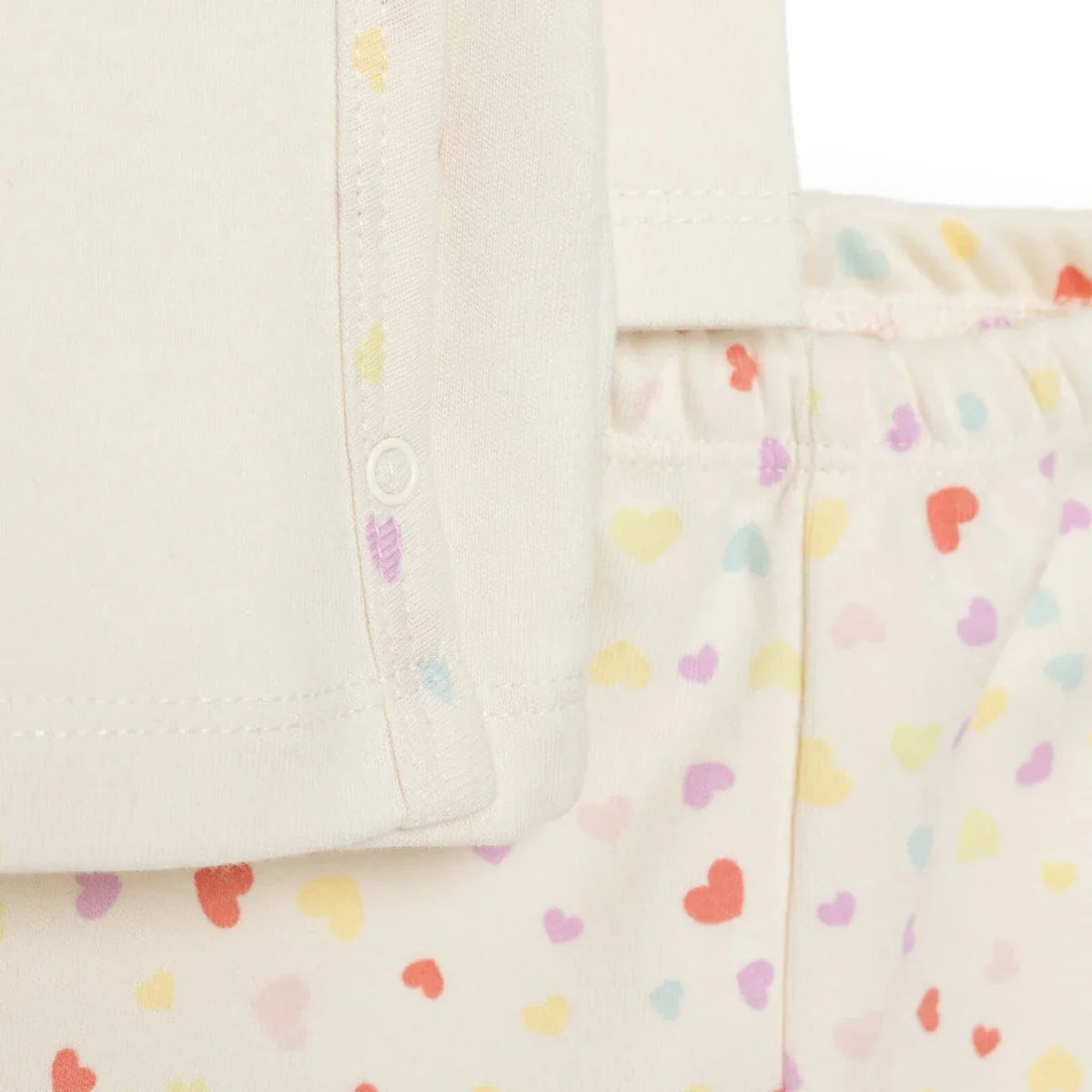 Newborn Baby Girls Onesie-Hat-Booted Bottom 3Pcs - Ecru