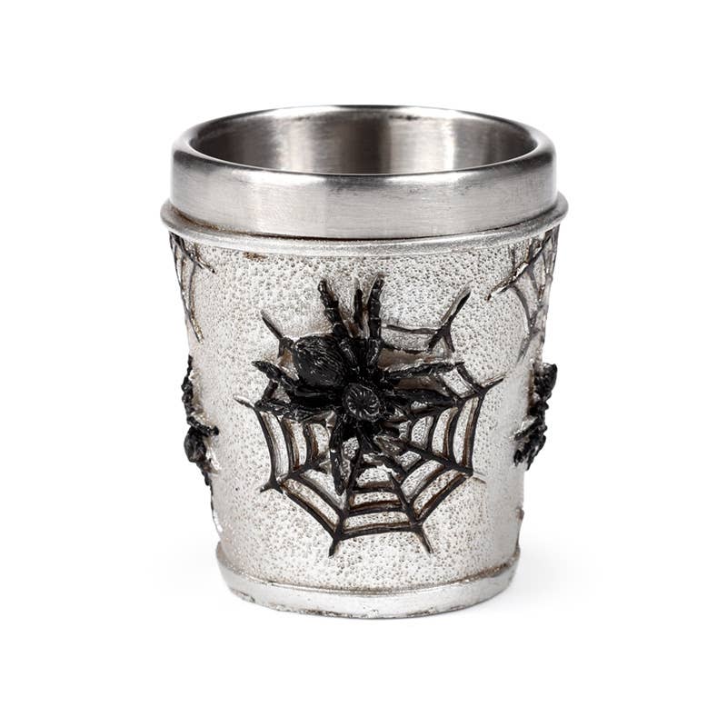 Kate's Clothing Spider Web Shot Glass – Resin and Stainless Steel