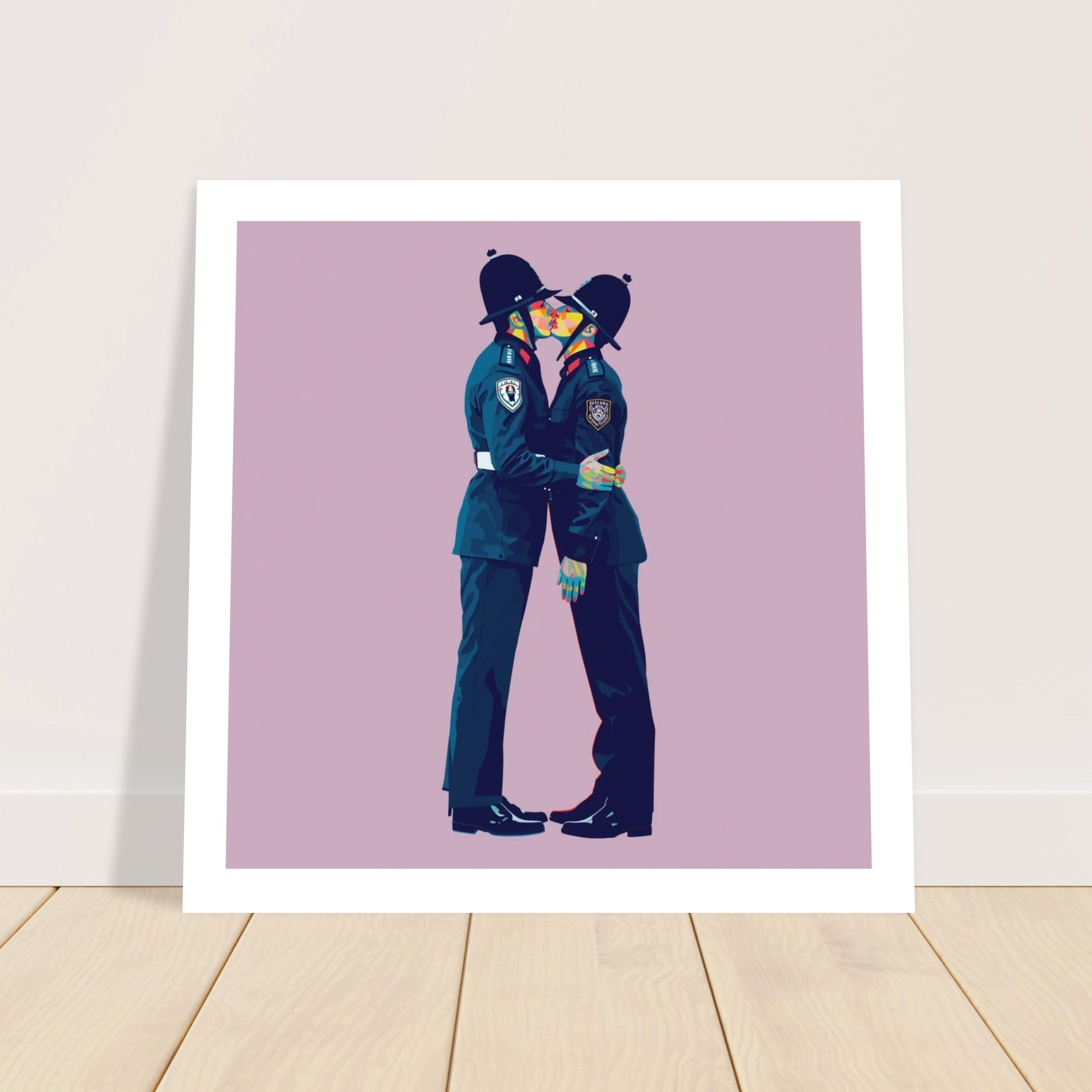 Bold Love Poster - Vibrant LGBTQ+ Pop Art Print - Perfect for Home Decor