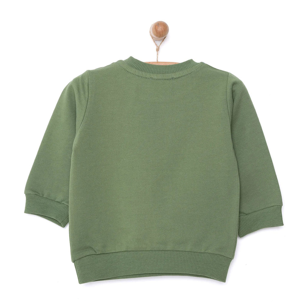 HelloBaby Basic Sweatshirt - Dark Green