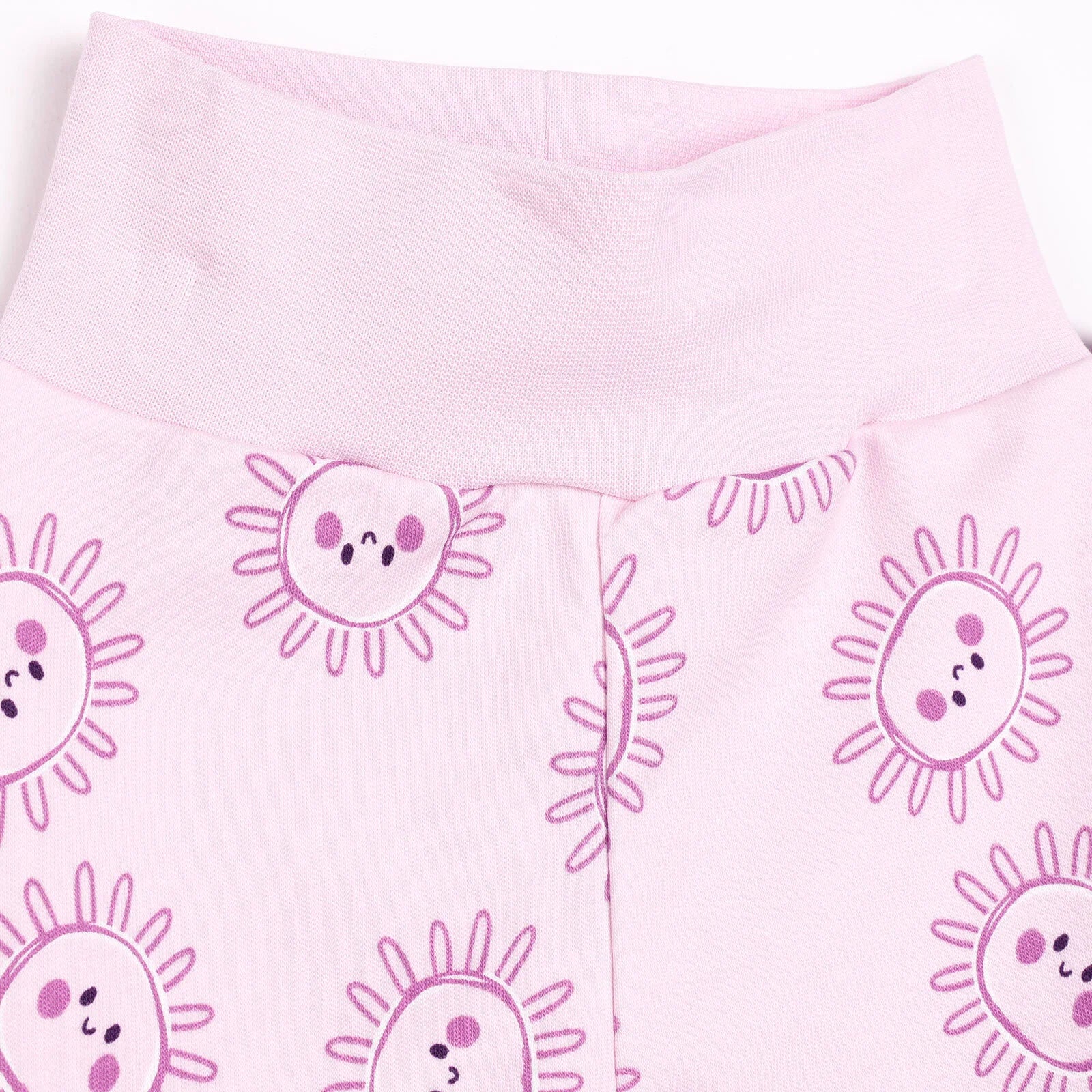 HelloBaby 2 Piece Footed Bottom - Purple
