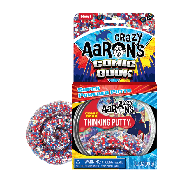 Snaps Comic Book Thinking Putty – Sensory Fidget Toy with Character Pieces