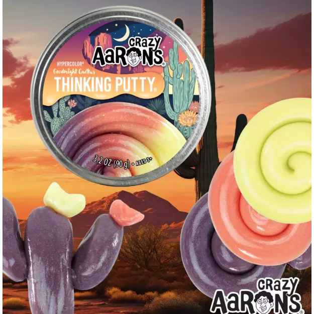 Snaps Goodnight Cactus Hypercolor Thinking Putty – Color Changing Toy
