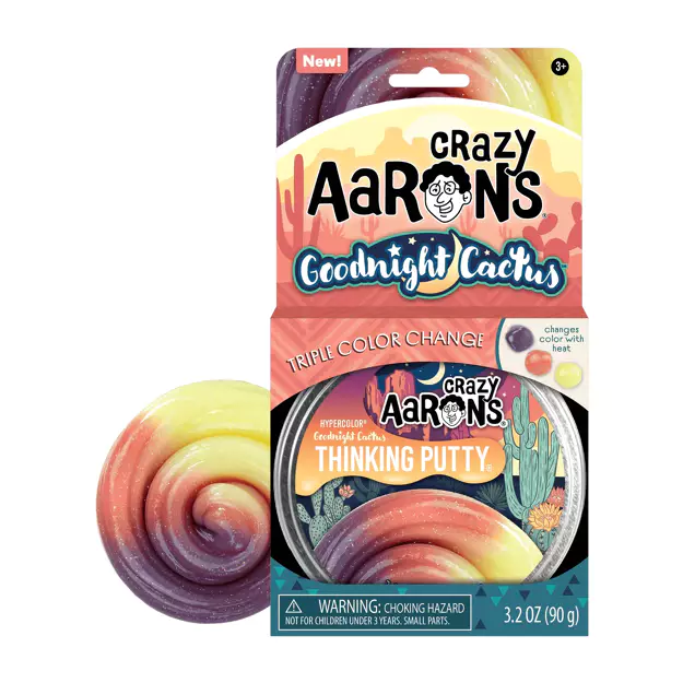 Snaps Goodnight Cactus Hypercolor Thinking Putty – Color Changing Toy