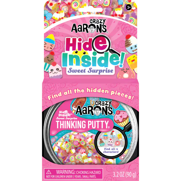 Snaps Thinking Putty Hide Inside Sweet Surprise – Clear Sensory Toy