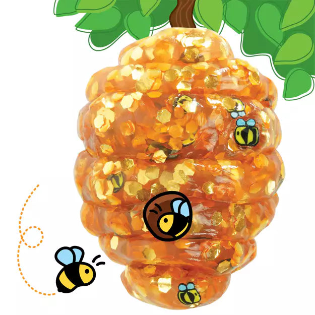 Snaps Honey Hive Thinking Putty – Gold Glitter Sensory Fidget Toy