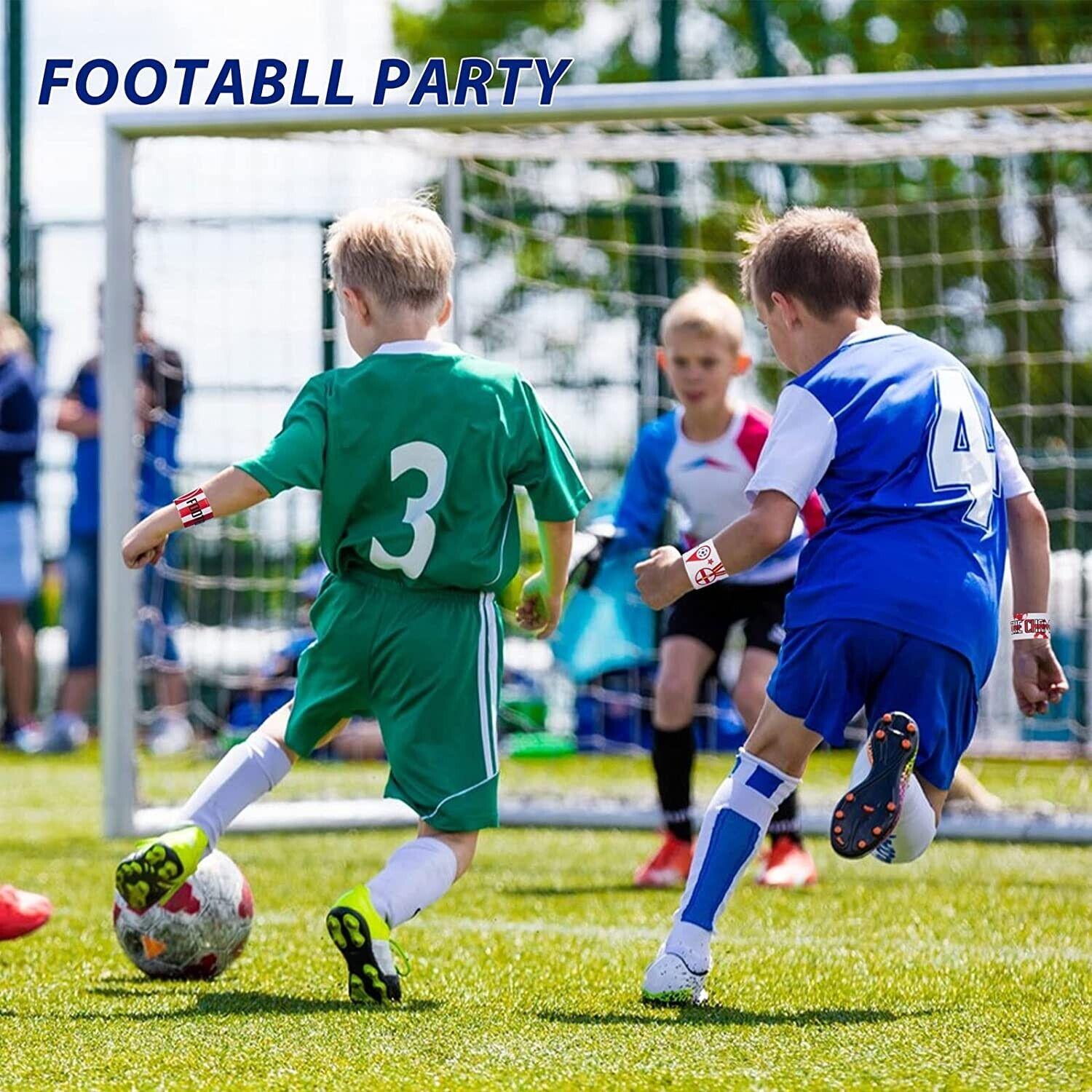 Massive Discounts 50pcs Football Slap Bracelets - Kids Party Bag Fillers
