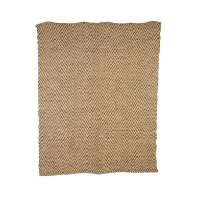 Orsina Bosie Beige Woven Chevron Throw Blanket – Neutral Home Decor