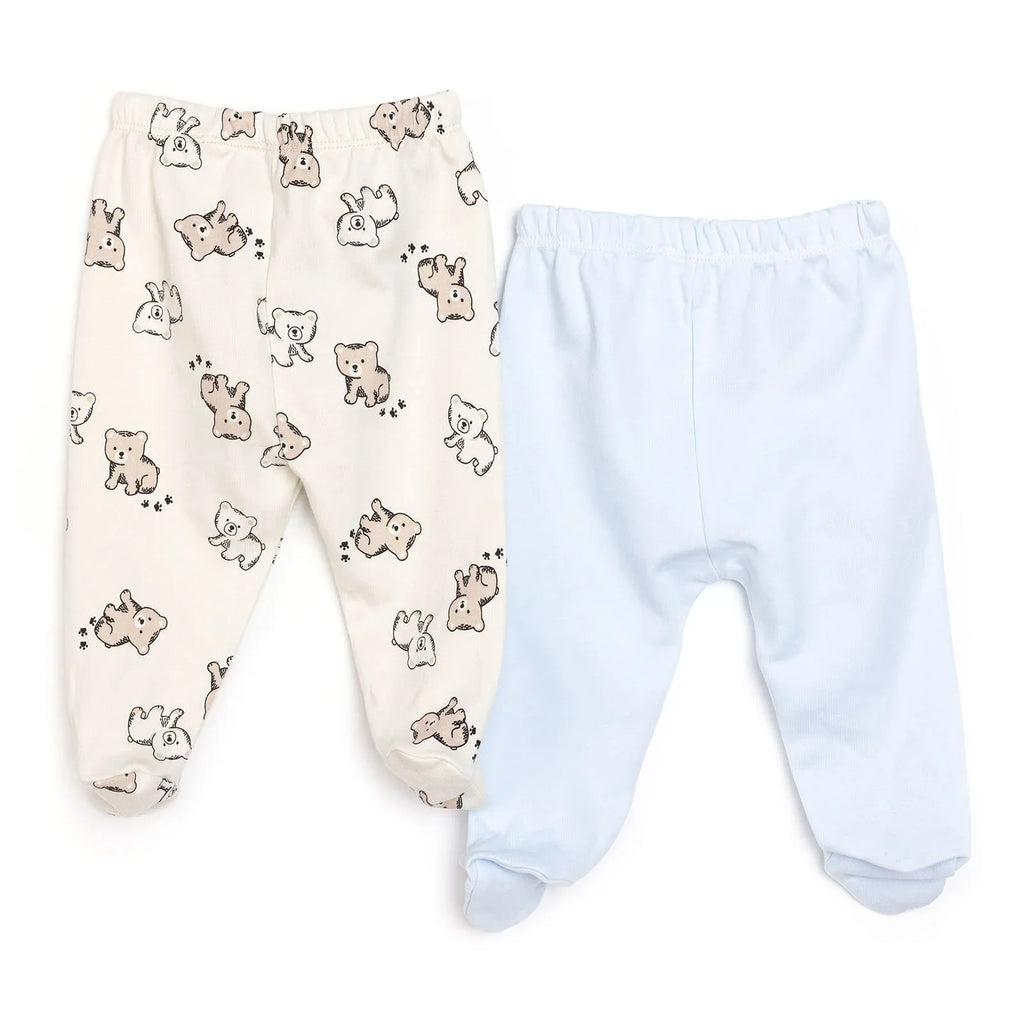 HelloBaby Newborn Footed Bottom - Blue