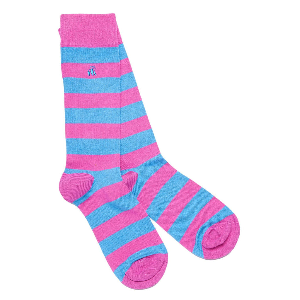 Swole Panda Bamboo Socks Bundle – 4 Pair Luxury Pride Stripe Set