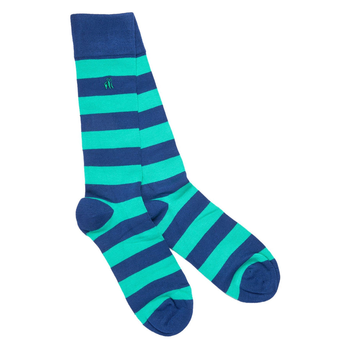Swole Panda Bamboo Socks Gift Set – 4 Pair Ribbed Multi-Color Bundle
