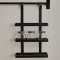 Orsina Sorello 3-Tier Hanging Kitchen Rack - Matt Black Storage