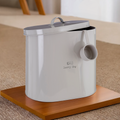 Orsina Lucky Dog Food Storage Bin with Scoop - 6.5L Grey Airtight Container