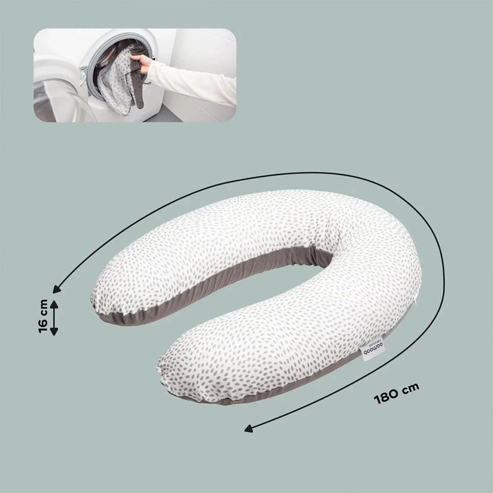 Doomoo Nursing Pillow Buddy - Risotto Taupe