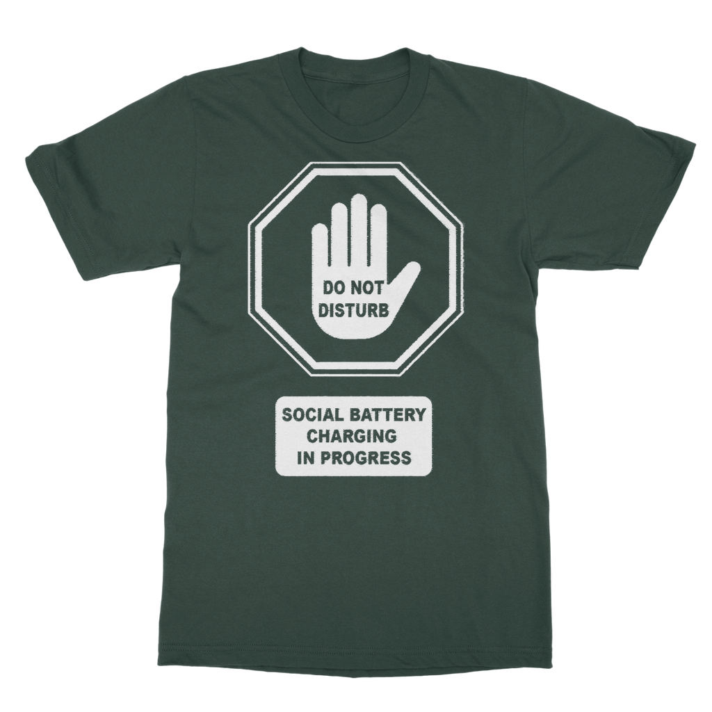 Kate's Clothing Do Not Disturb T-Shirt – 100% Cotton Unisex Graphic Tee