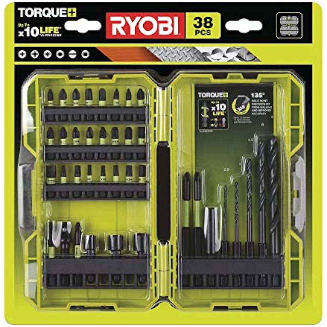 Ryobi RAK38DSDI2 Impact-Rated Drilling & Screwdriving Bit Set | 38pc