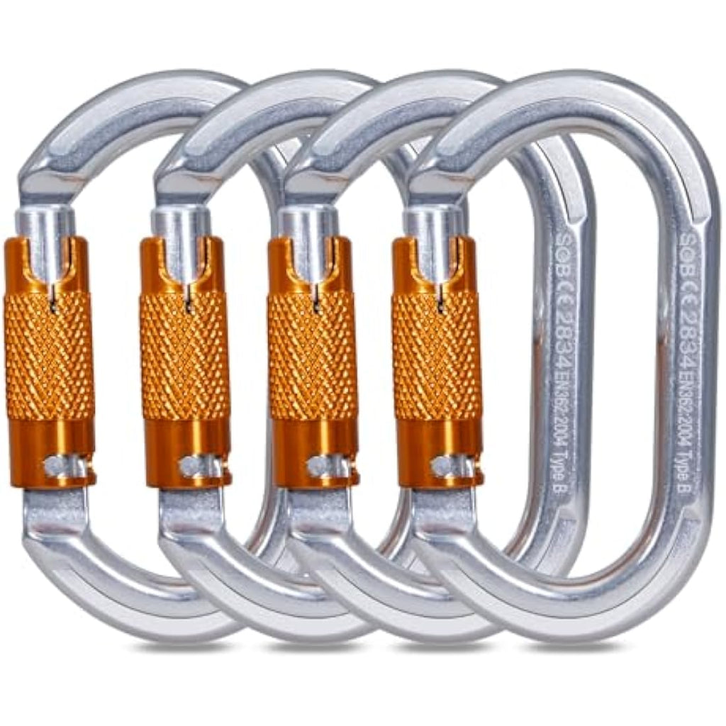 22KN Auto Locking Climbing Carabiner | 7075 Aluminum