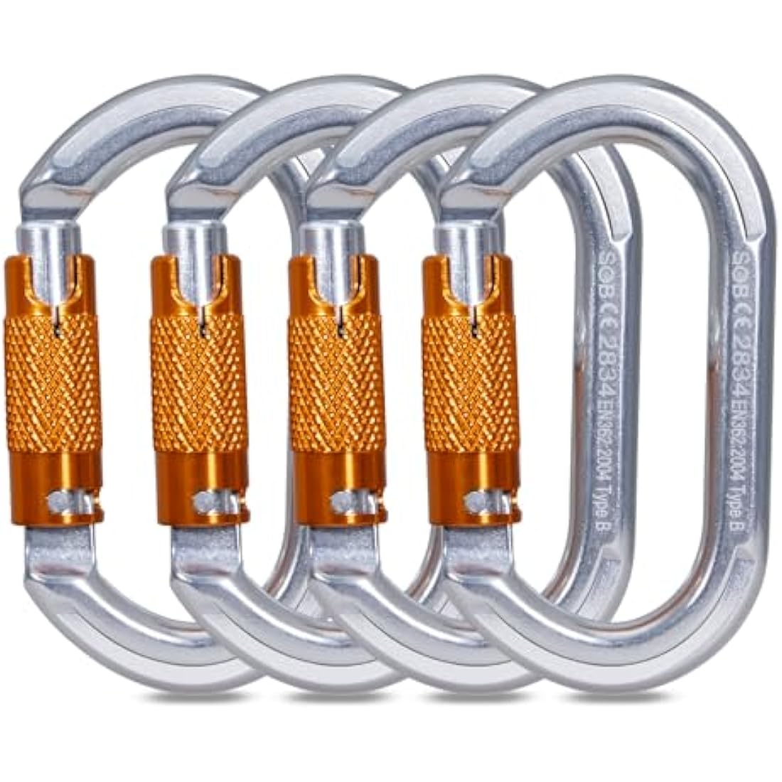 22KN Auto Locking Climbing Carabiner | 7075 Aluminum
