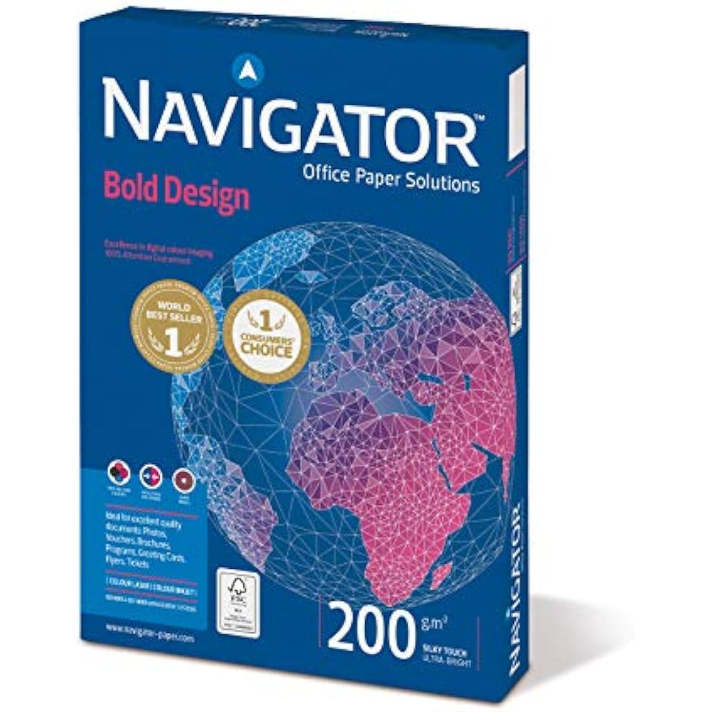 Navigator Bold A4 Multi-Purpose Paper 200g - Digital Printing (1050 Sheets)