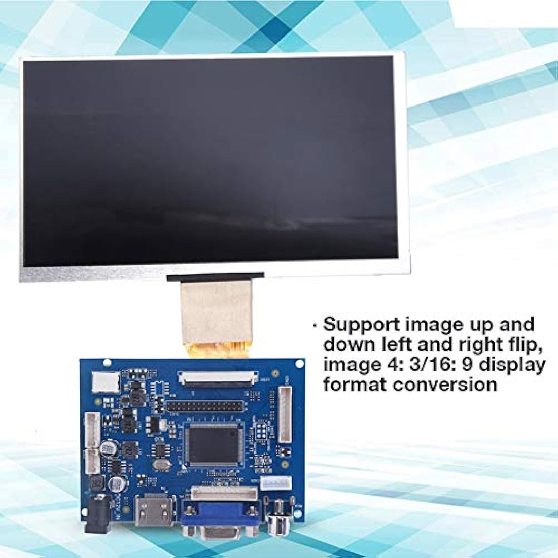 Hilitand 7 Inch TFT LCD Monitor – 1024x600 HDMI VGA Screen Kit