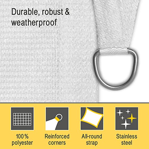 Sol Royal SolVision HS9 Sun Shade Sail – 4x2m HDPE UV-Resistant Canopy