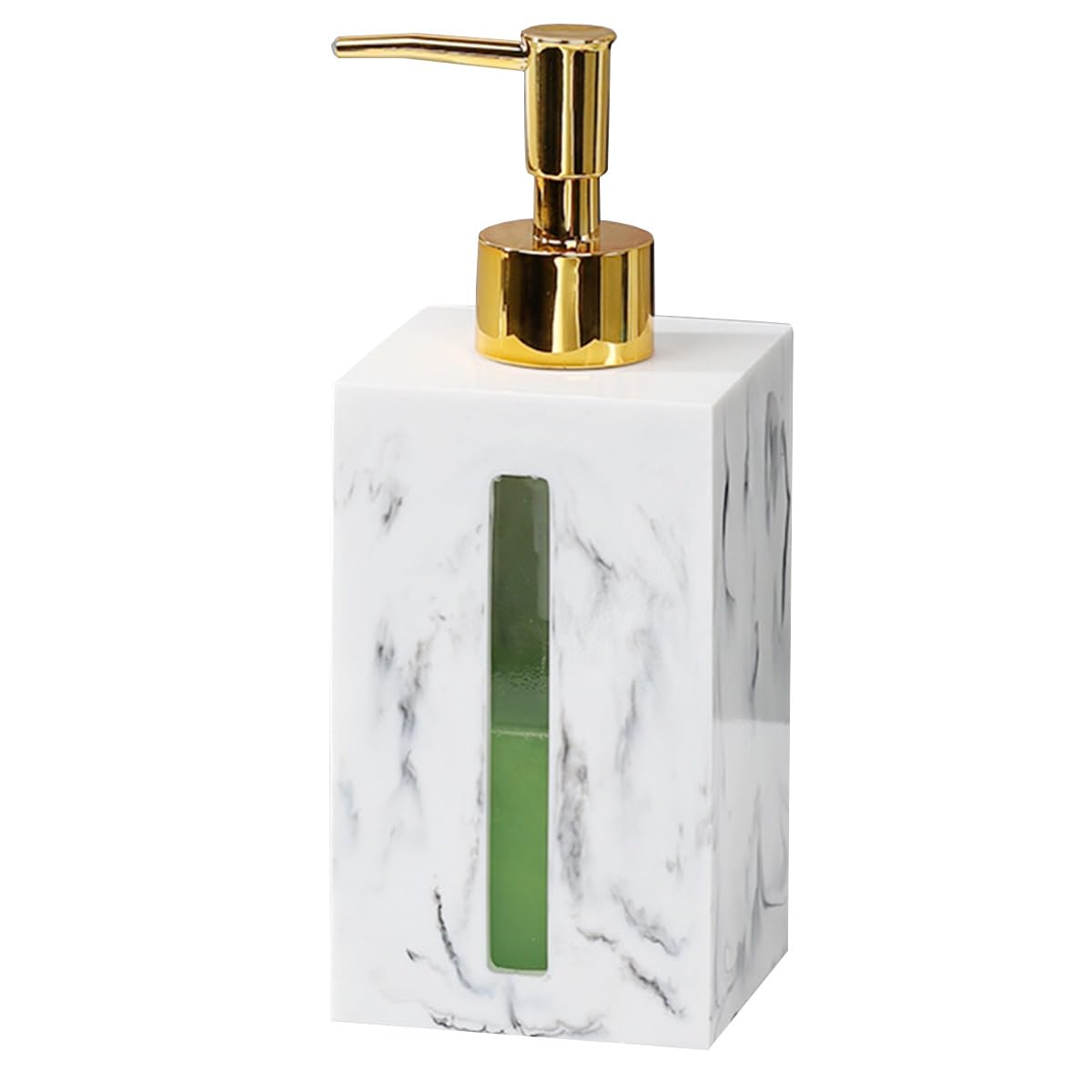 SMIXLVY Marble Resin Soap Dispenser – 500ml Refillable Hand Wash Bottle