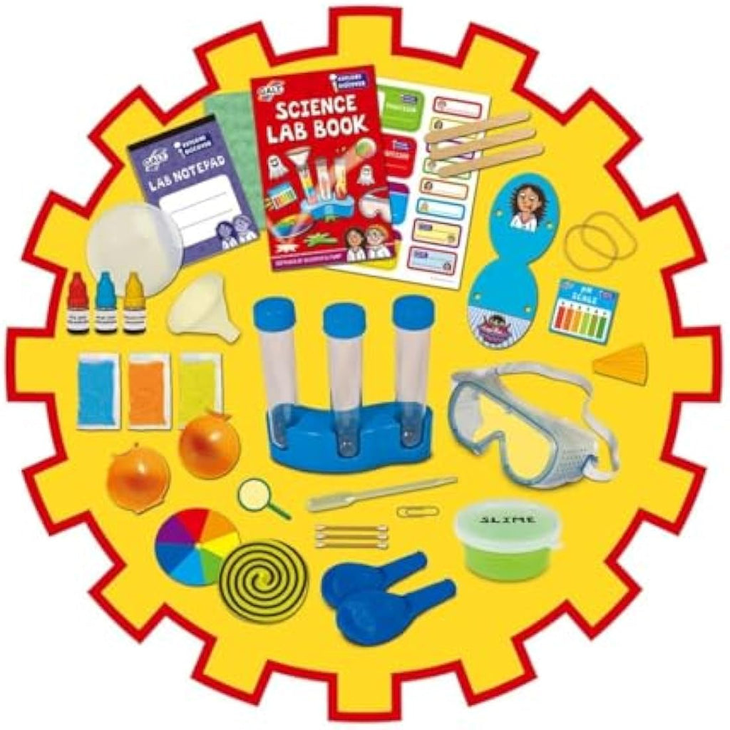 Galt Science Lab – STEM Discovery Kit with 20 Experiments for Ages 6+